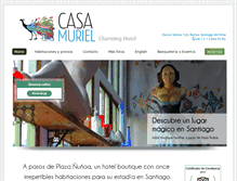 Tablet Screenshot of casamuriel.com